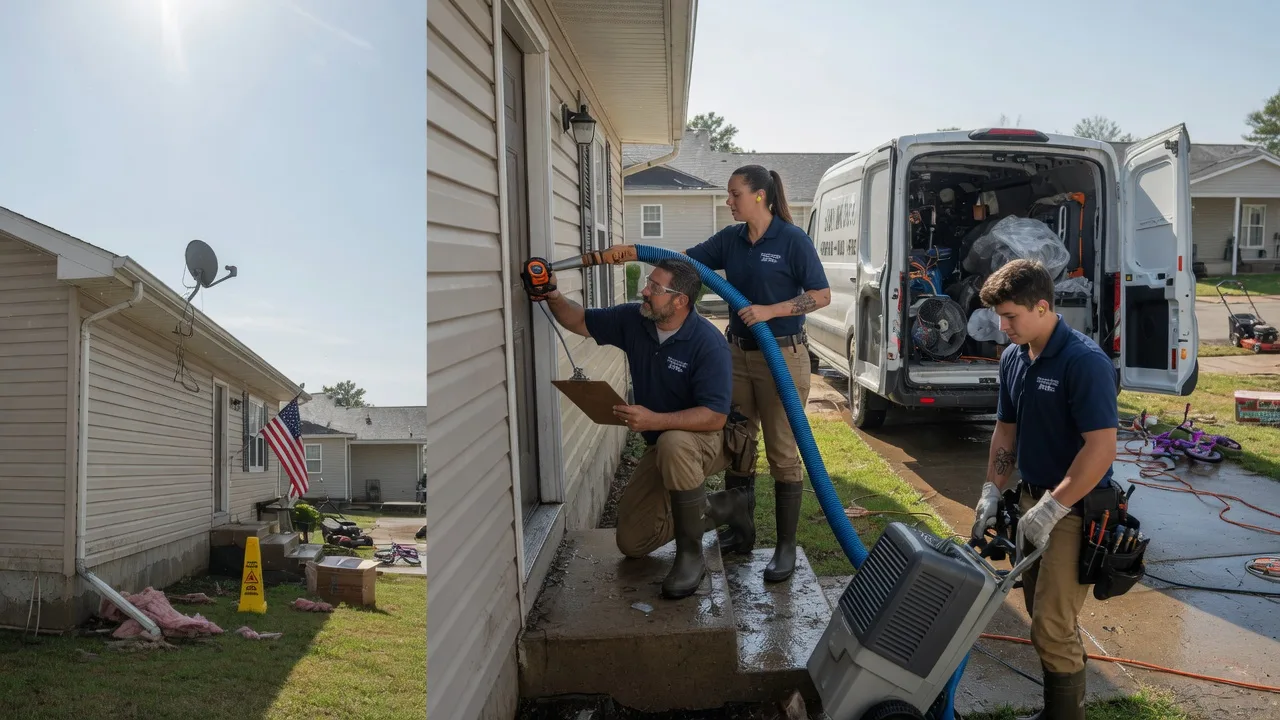 Ceiling Water Damage Restoration in Liberty, ME near me